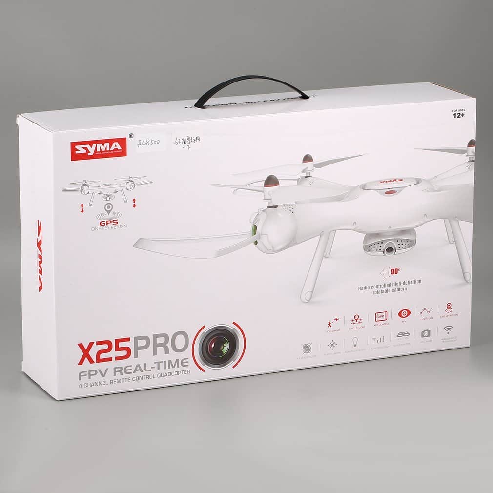картинка Радиоуправляемый квадрокоптер Syma X25Pro WiFi FPV, GPS RTF 2.4G - X25PRO 