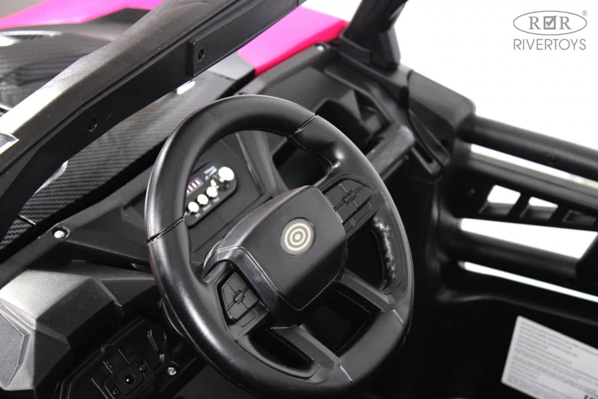 картинка Детский электромобиль K555KK 4WD 24V розовый 