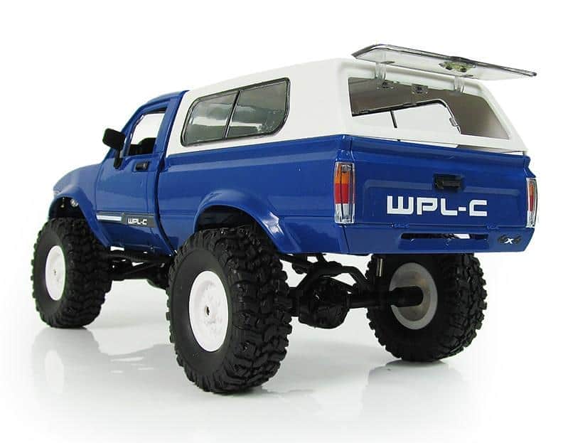 картинка Радиоуправляемая машина WPL пикап Hilux (синий) 4WD 2.4G 1:16 RTR - WPLC-24R-BLUE 
