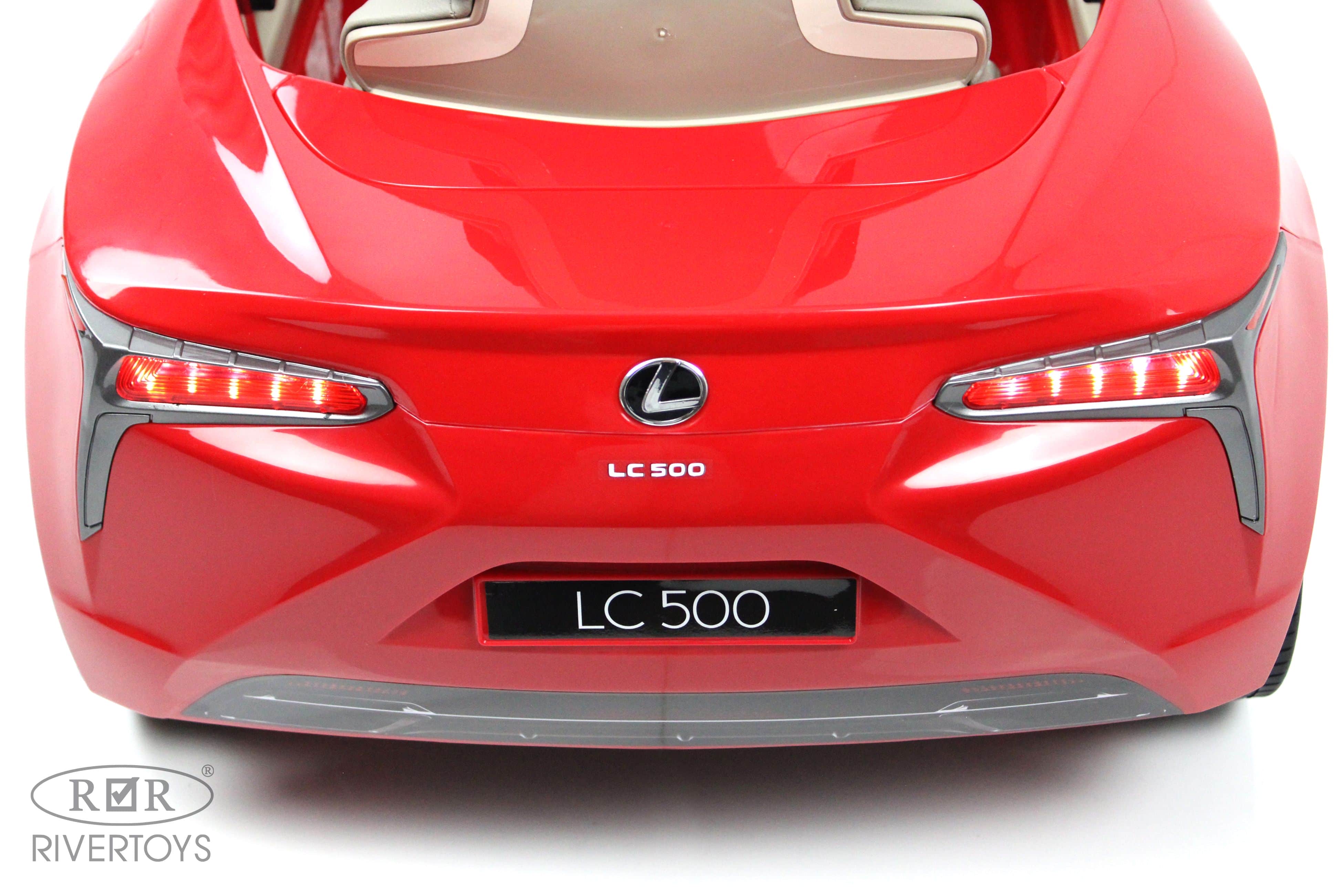 картинка Детский электромобиль Lexus LC 500 (JE1618) красный 