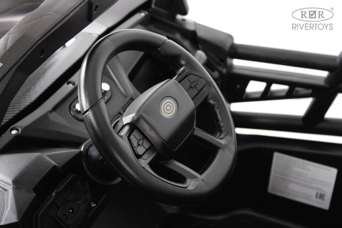 картинка Детский электромобиль K555KK 4WD 24V черный 