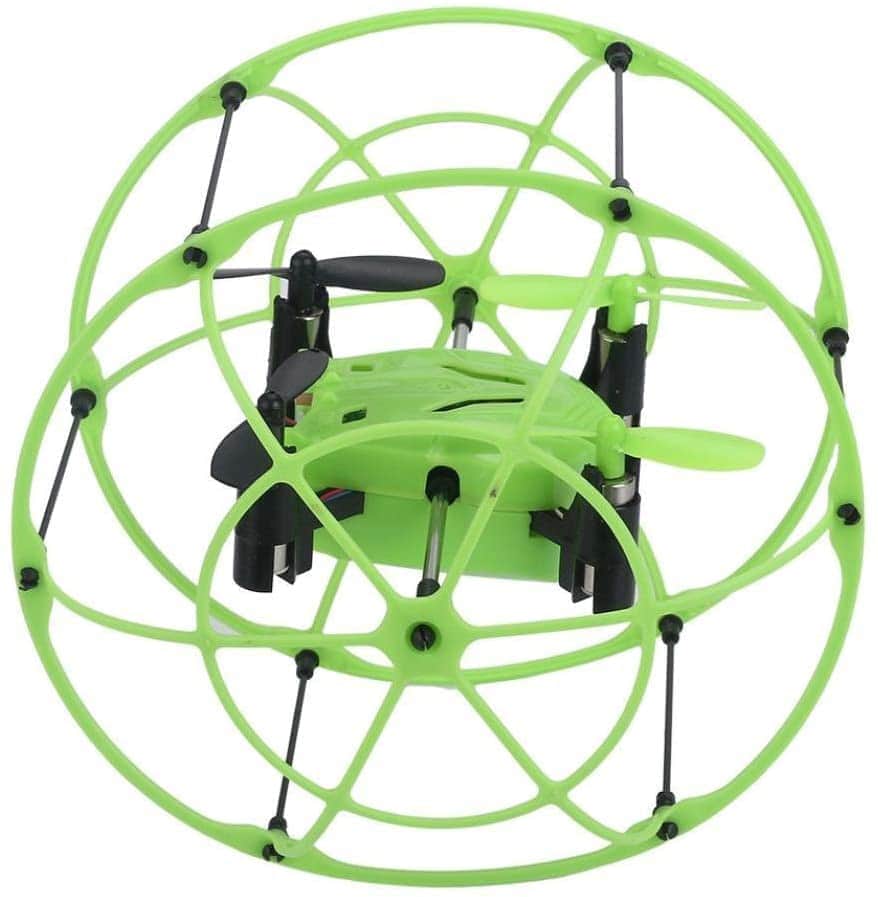 картинка Радиоуправляемый квадрокоптер с защитной сеткой Green SkyWalker - HM1336-GREEN 