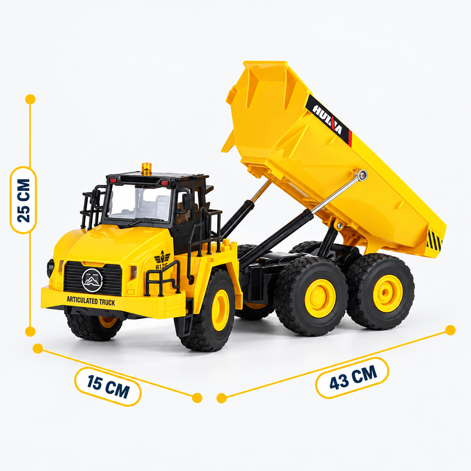 картинка Радиоуправляемый карьерный самосвал HUI NA TOYS масштаб 1:16 2.4G - HN1553 