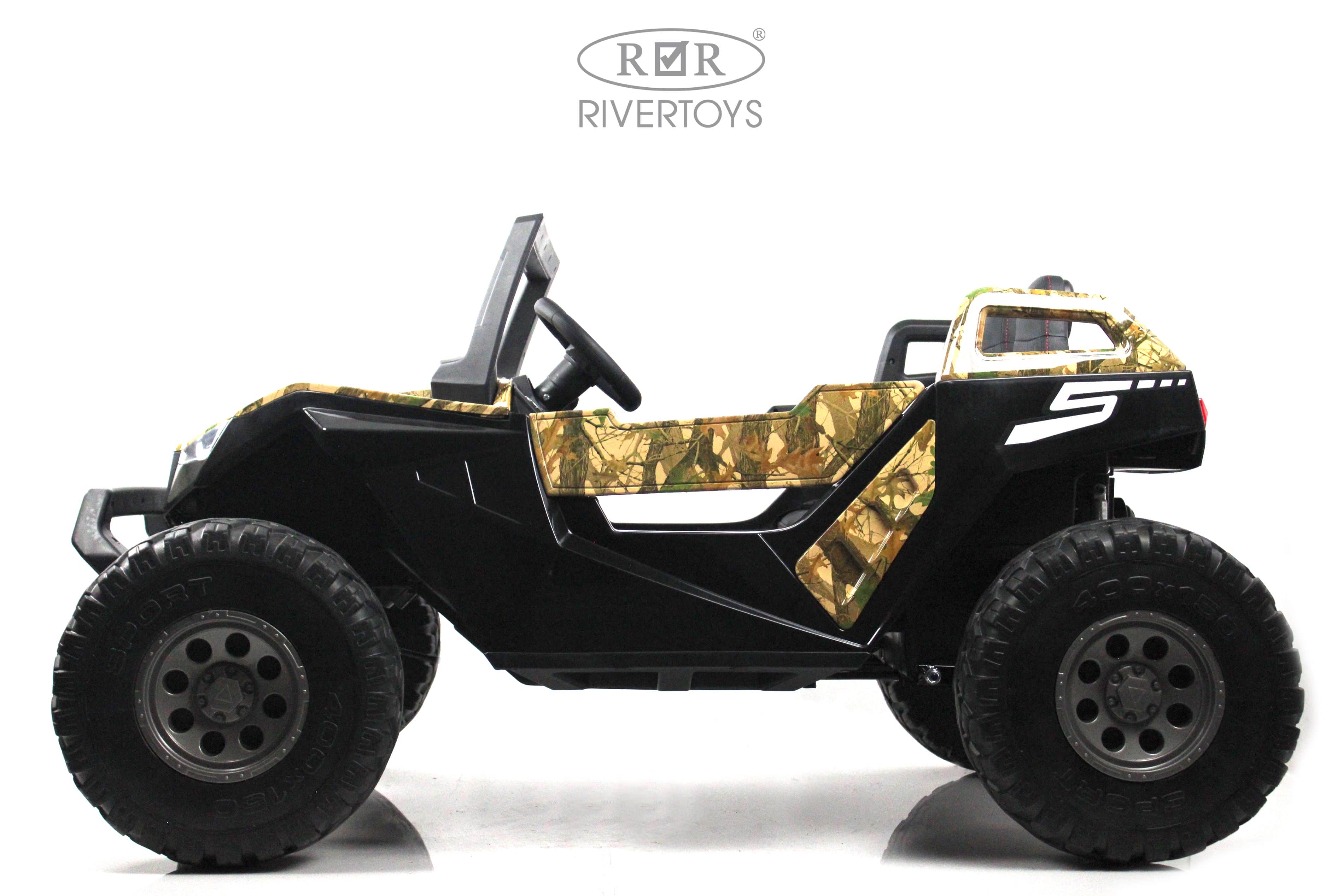 картинка Детский электромобиль A707AA 4WD Special камуфляж 