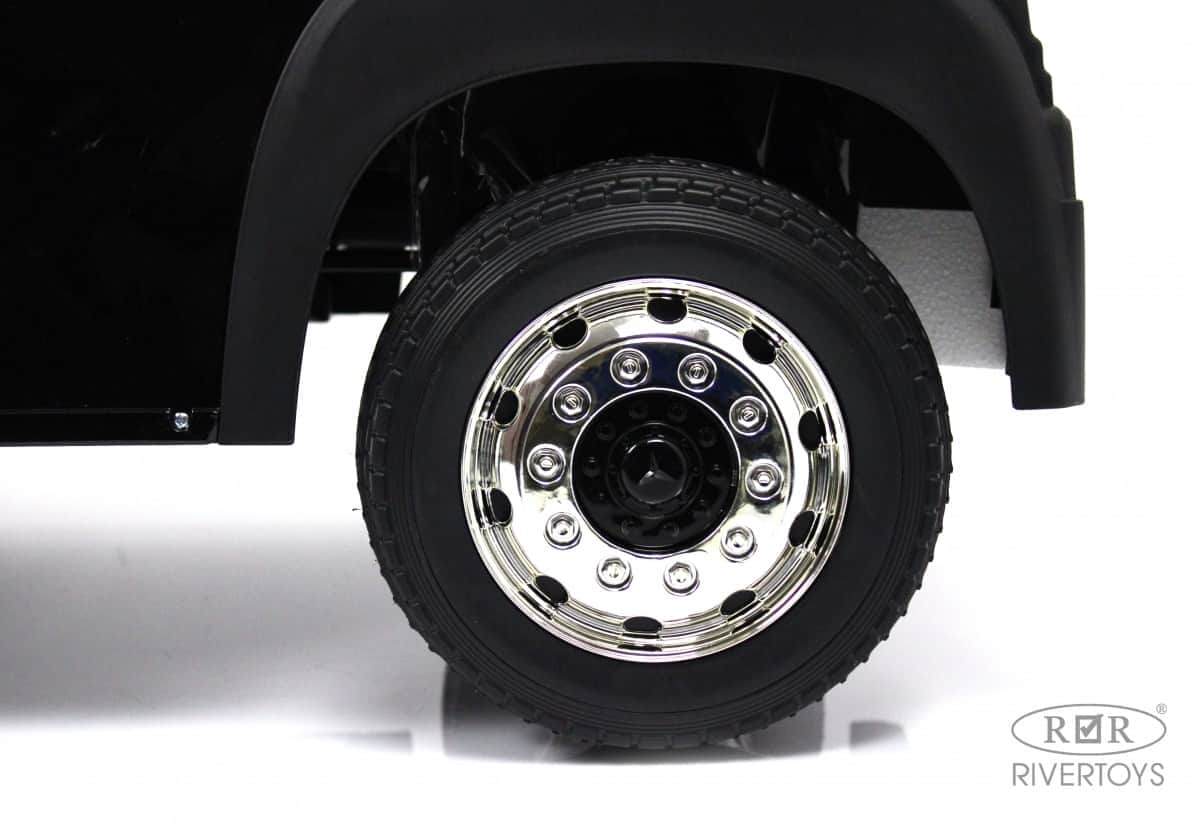 картинка Детский электромобиль Mercedes-Benz Actros 4WD (HL358) черный глянец 