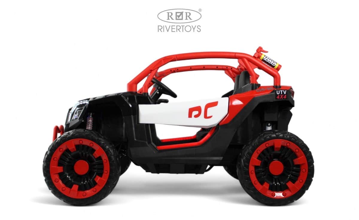 картинка Детский электромобиль X707XX черно-красный 