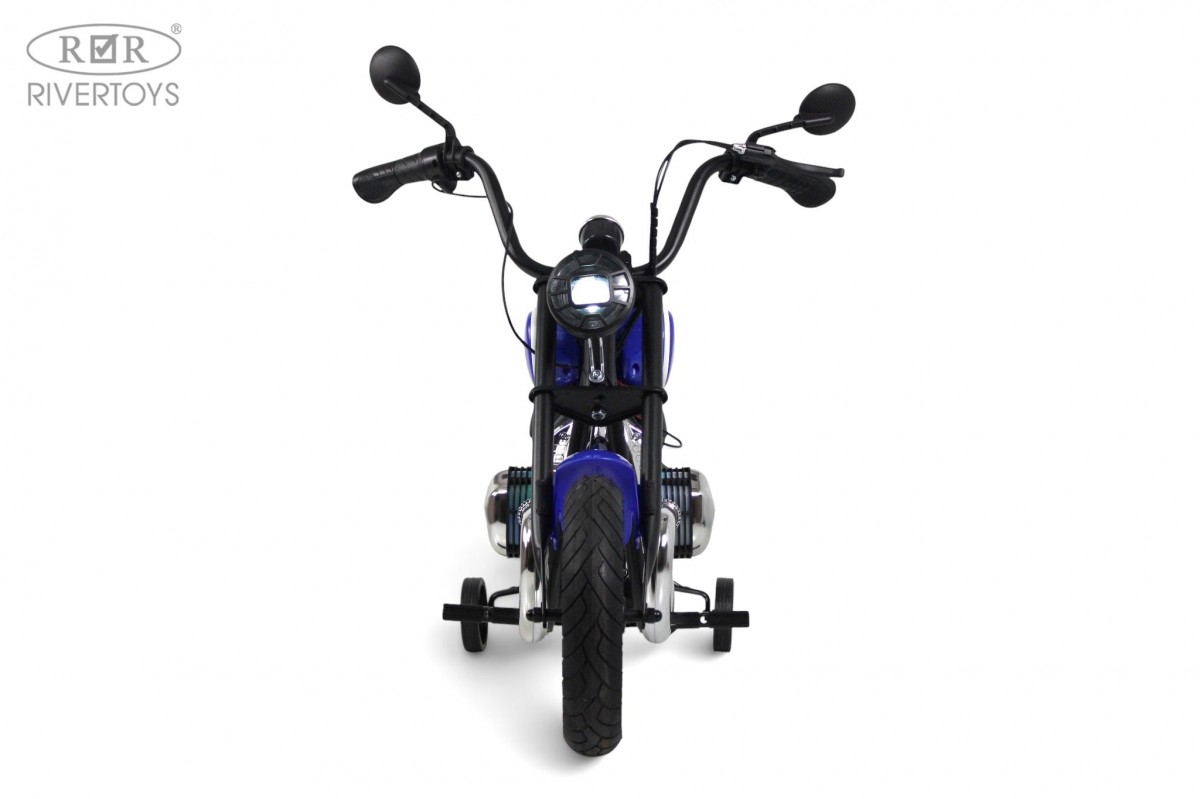 картинка Детский электромотоцикл BMW R18 (A777AA-NEW) синий 