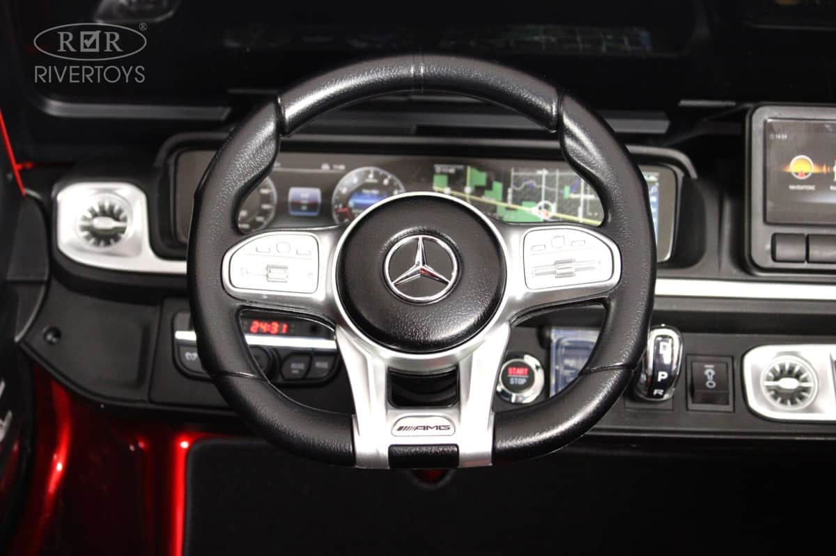 картинка Детский электромобиль Mercedes Benz G63 Y777YY красный глянец 