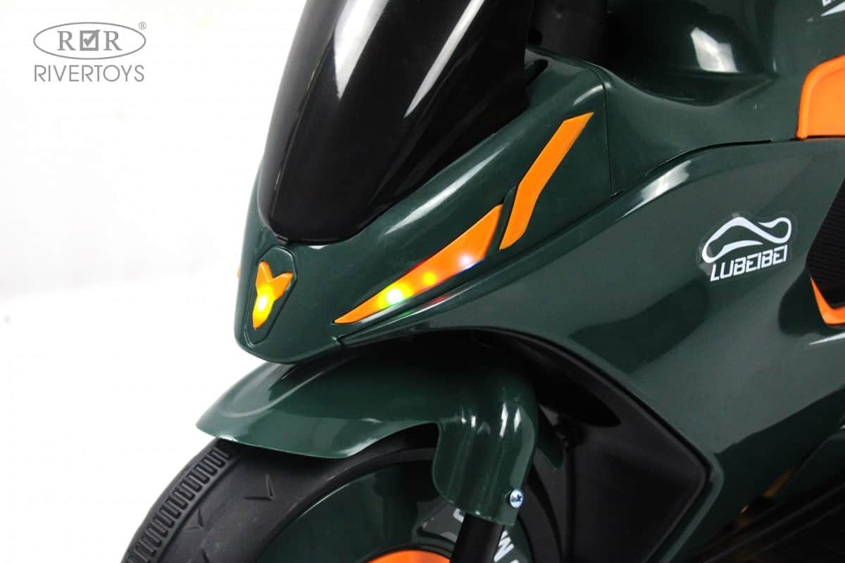 картинка Детский электромотоцикл G004GG зеленый 