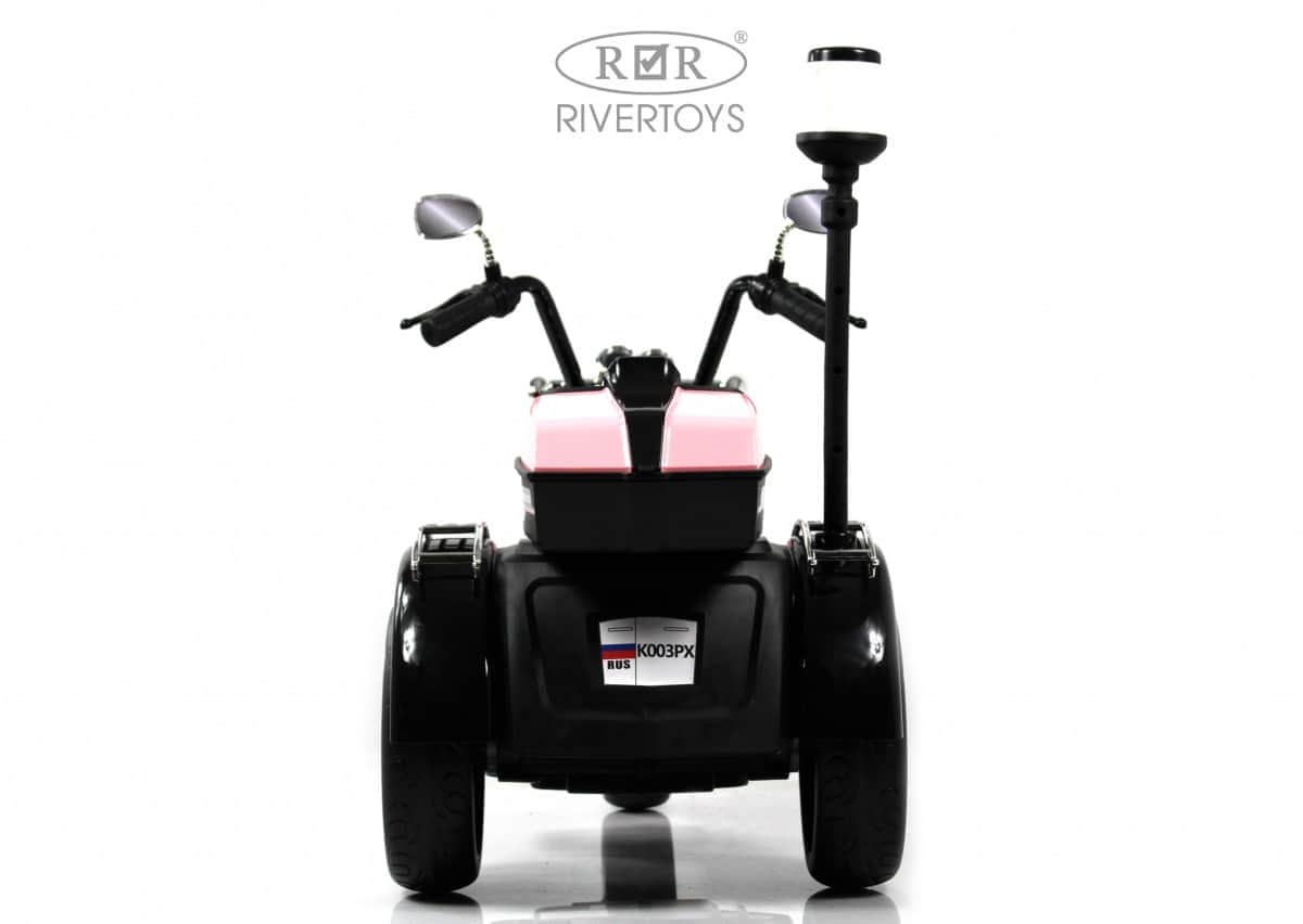 картинка Детский электротрицикл K003PX розовый 