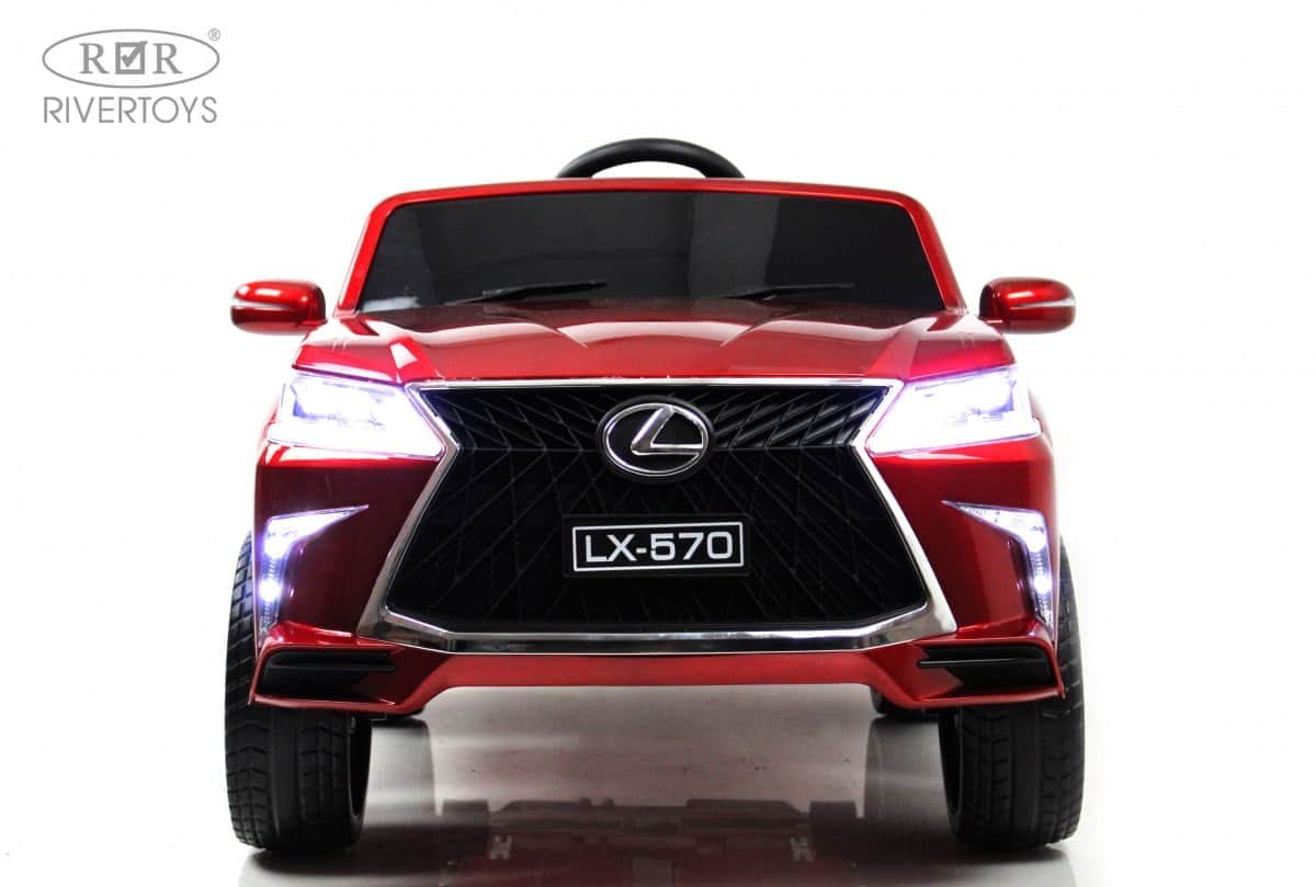картинка Детский электромобиль Lexus 570 (E555EE) красный глянец 