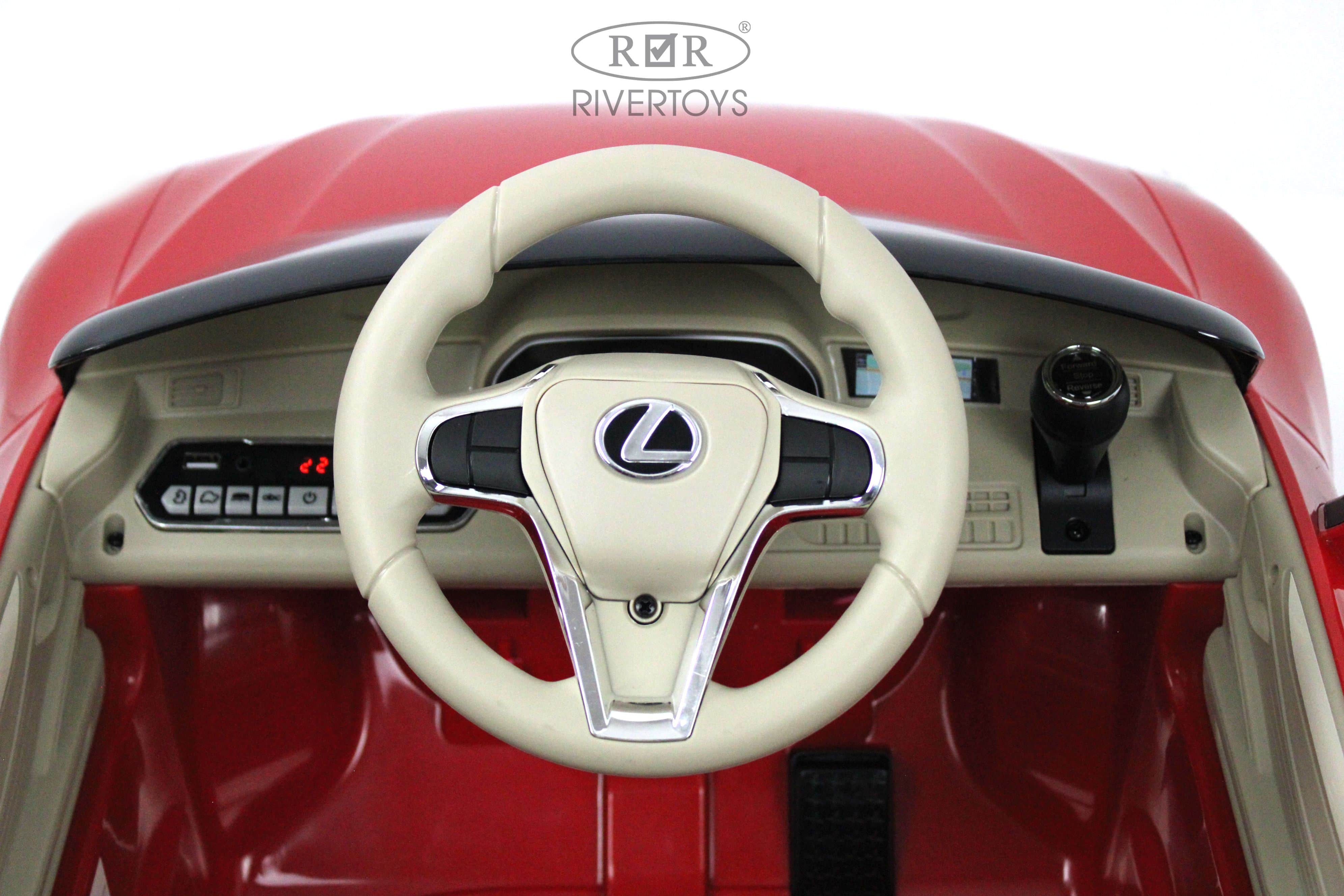 картинка Детский электромобиль Lexus LC 500 (JE1618) красный 