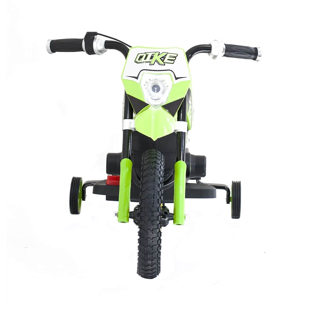 картинка Детский кроссовый электромотоцикл Qike TD Green 6V - QK-3058-GREEN 