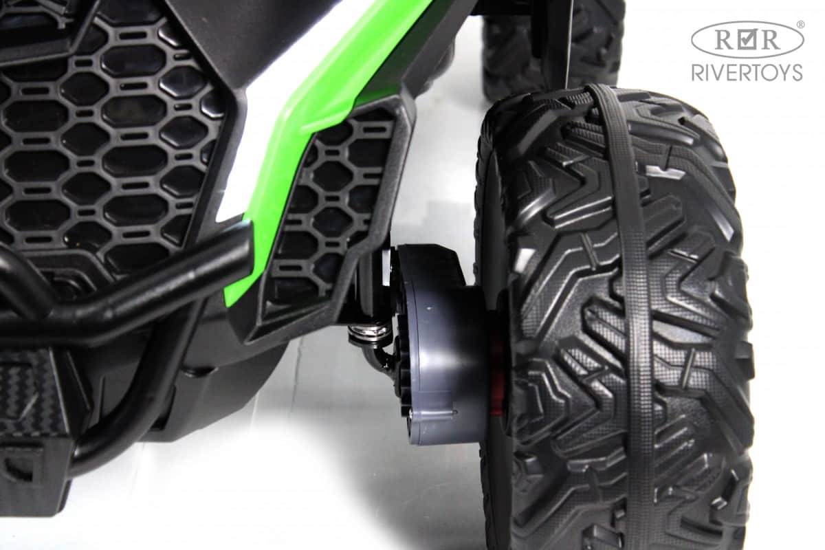 картинка Детский электромобиль K555KK 4WD 24V зеленый 