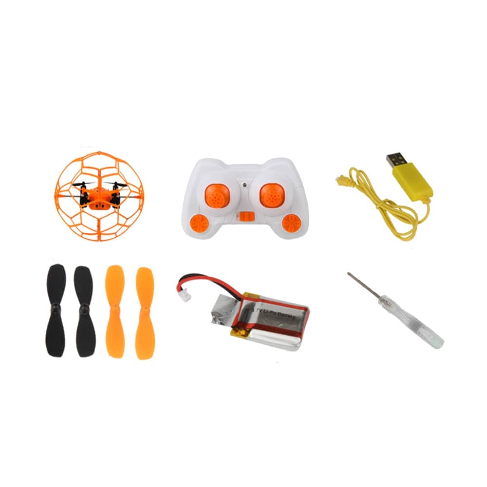 картинка Радиоуправляемый квадрокоптер Helimax Orange SkyWalker в сетке - HM1340 