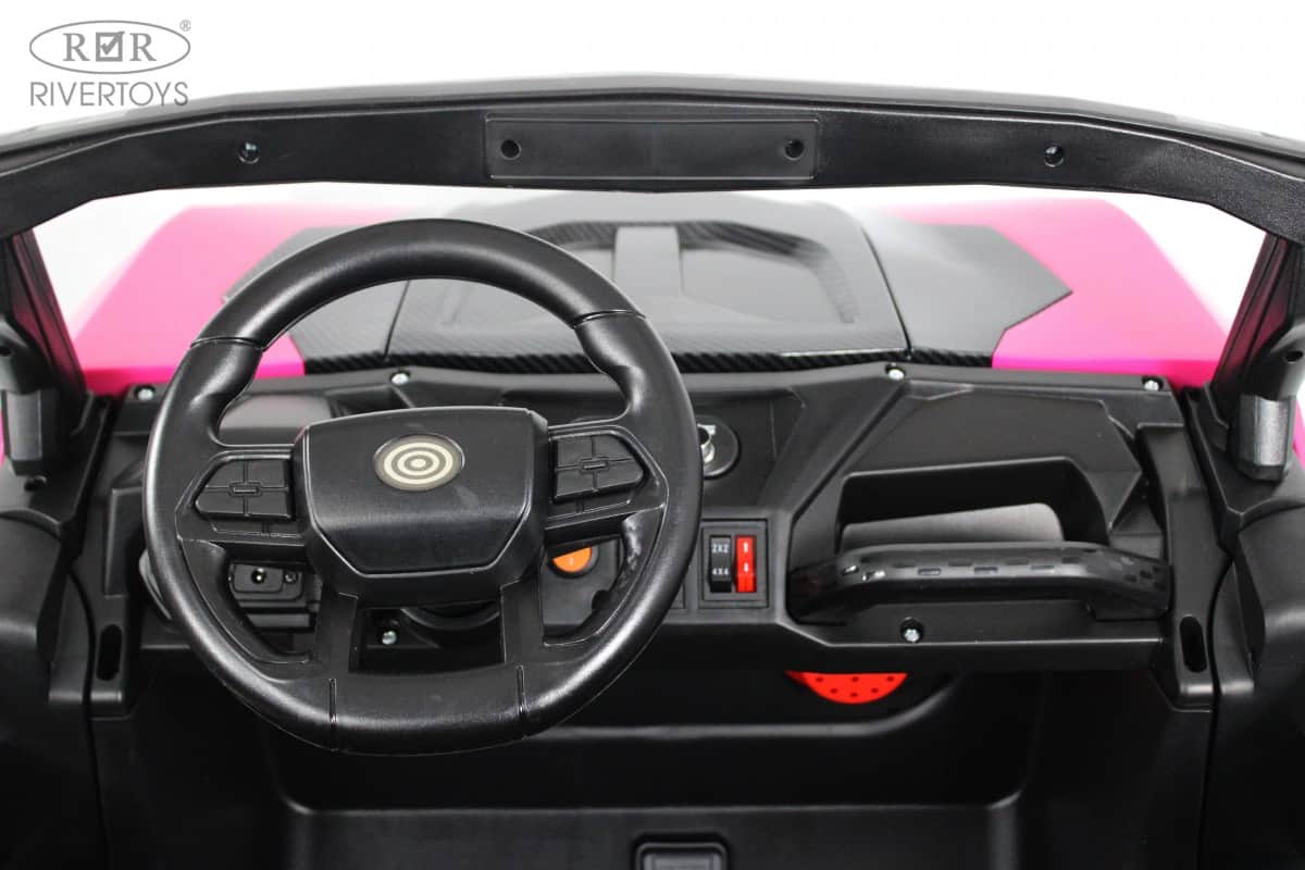 картинка Детский электромобиль K555KK 4WD 24V розовый 