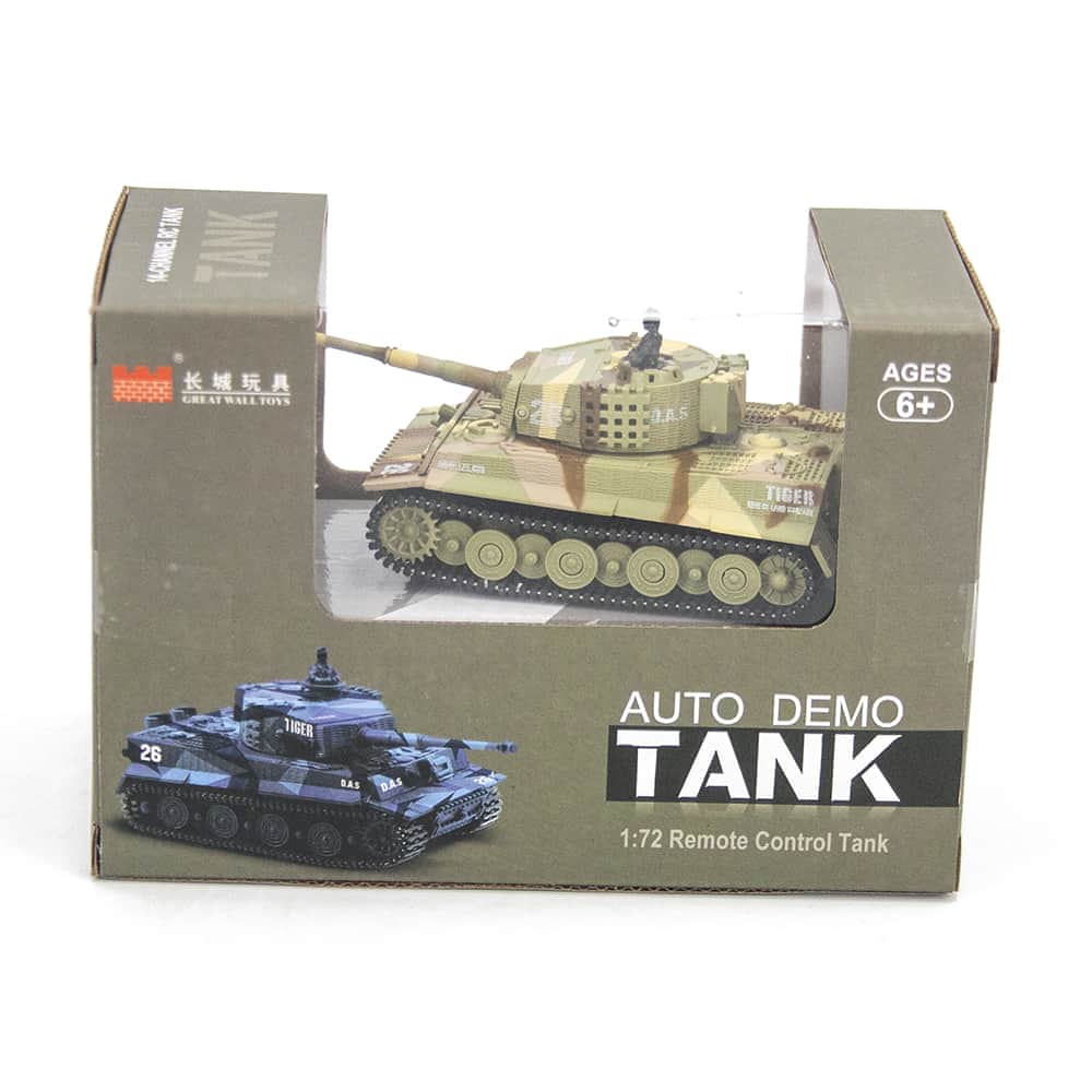 картинка Радиоуправляемый танк Great Wall Tiger (песочный камуфляж, 35MHz, 1:72) - 2117-2 