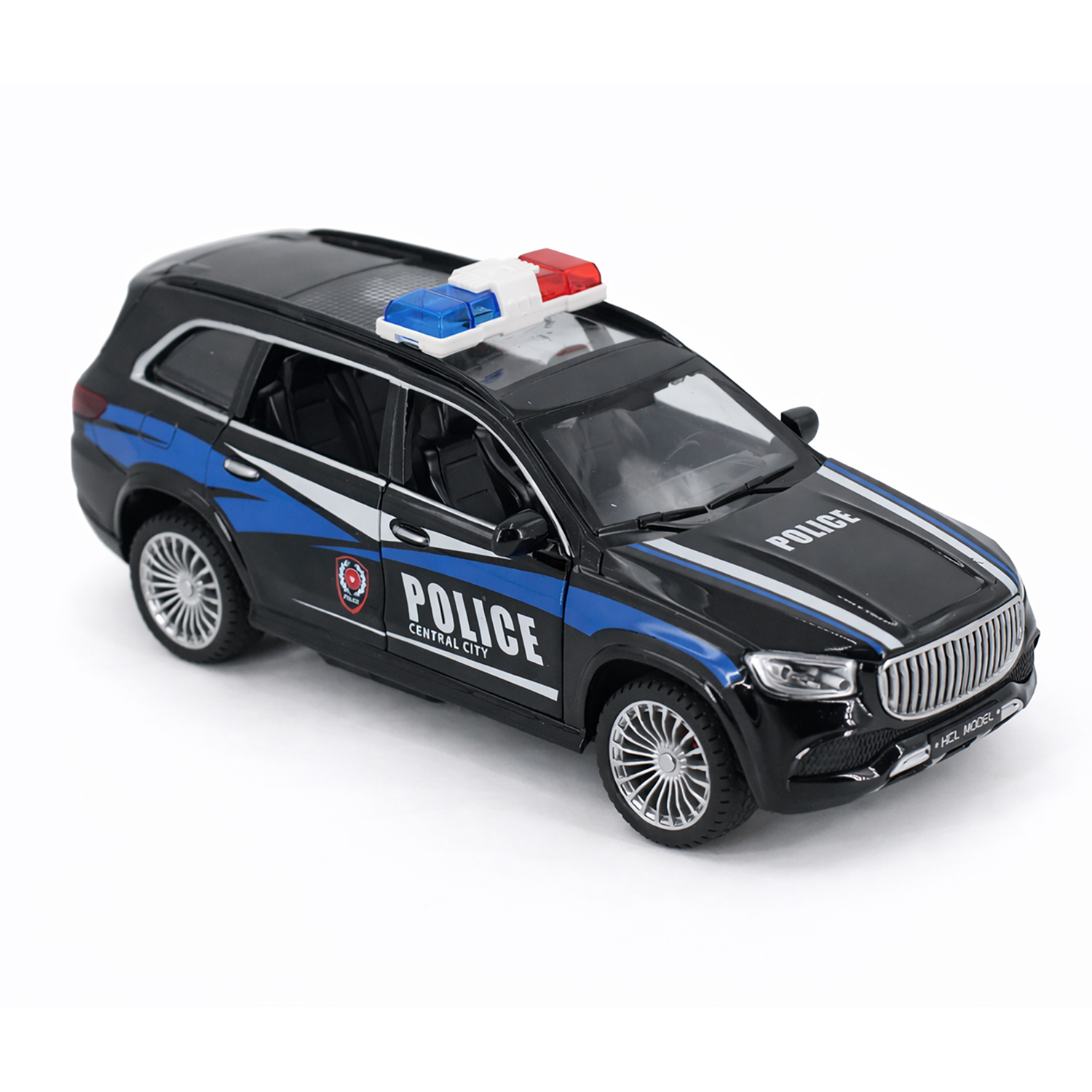 картинка Радиоуправляемая металлическая полицейская машина Maybach GLS 1:22 - HCL-3605-BLACK 