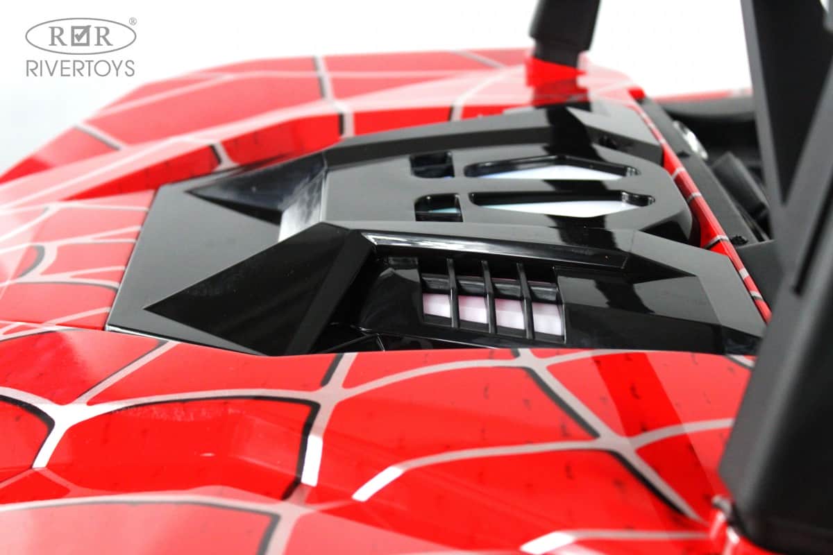 картинка Детский электромобиль A707AA LUX NEW 4WD красный Spider 