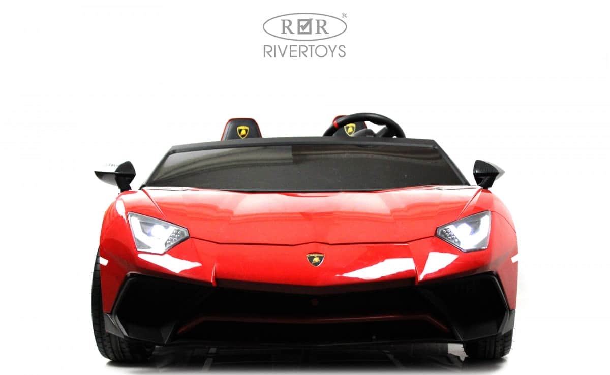 картинка Детский электромобиль Lamborghini Aventador SV (M777MM) красный 