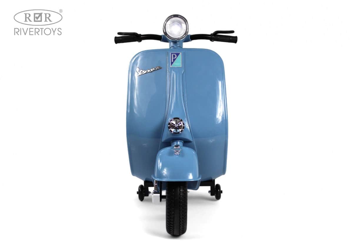 картинка Детский электроскутер VESPA (M888MM) синий 