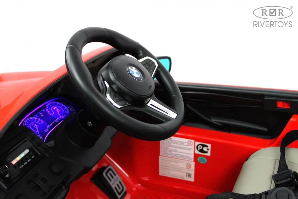 картинка Детский электромобиль BMW M5 Competition (A555MP) красный 