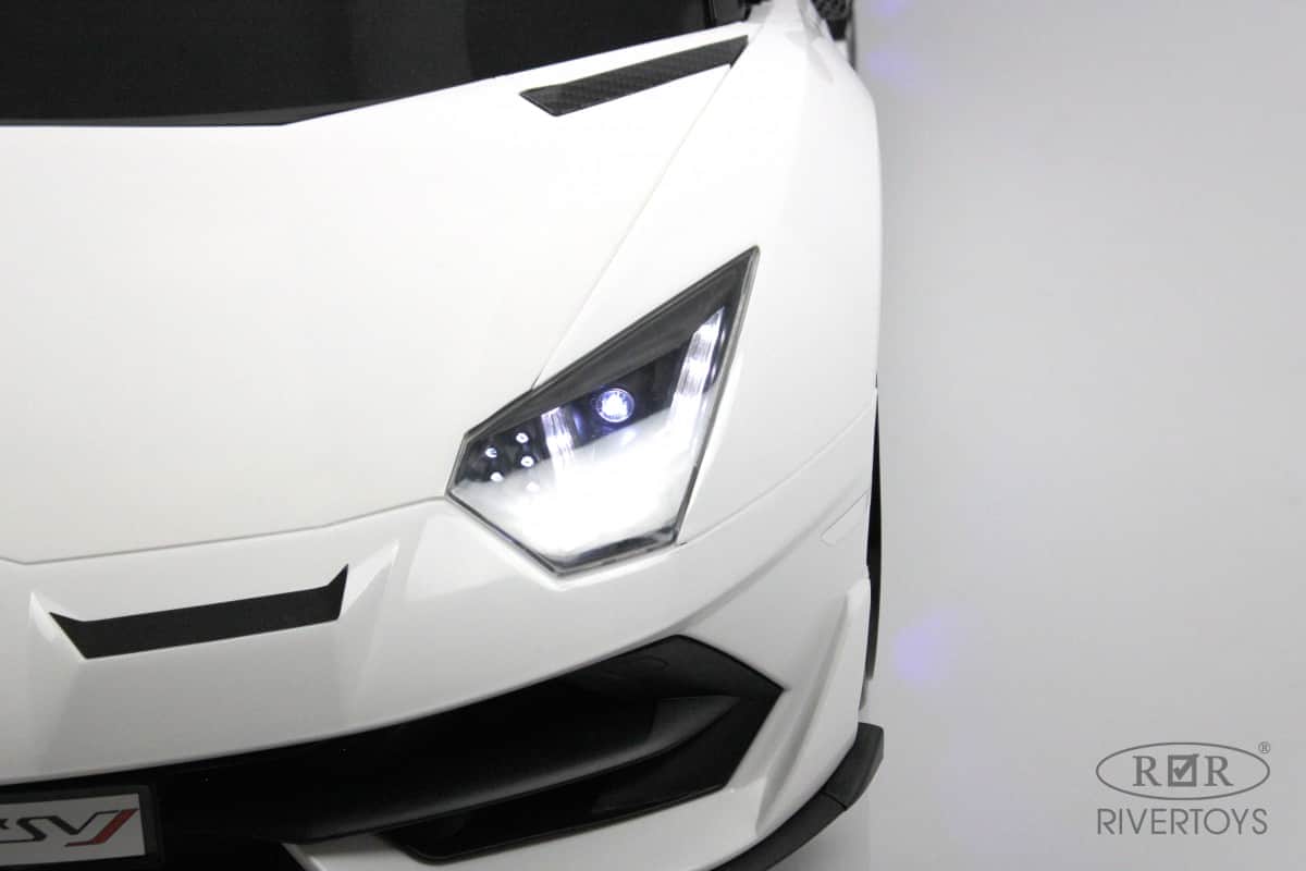 картинка Детский электромобиль Lamborghini Aventador SVJ (A111MP) белый 