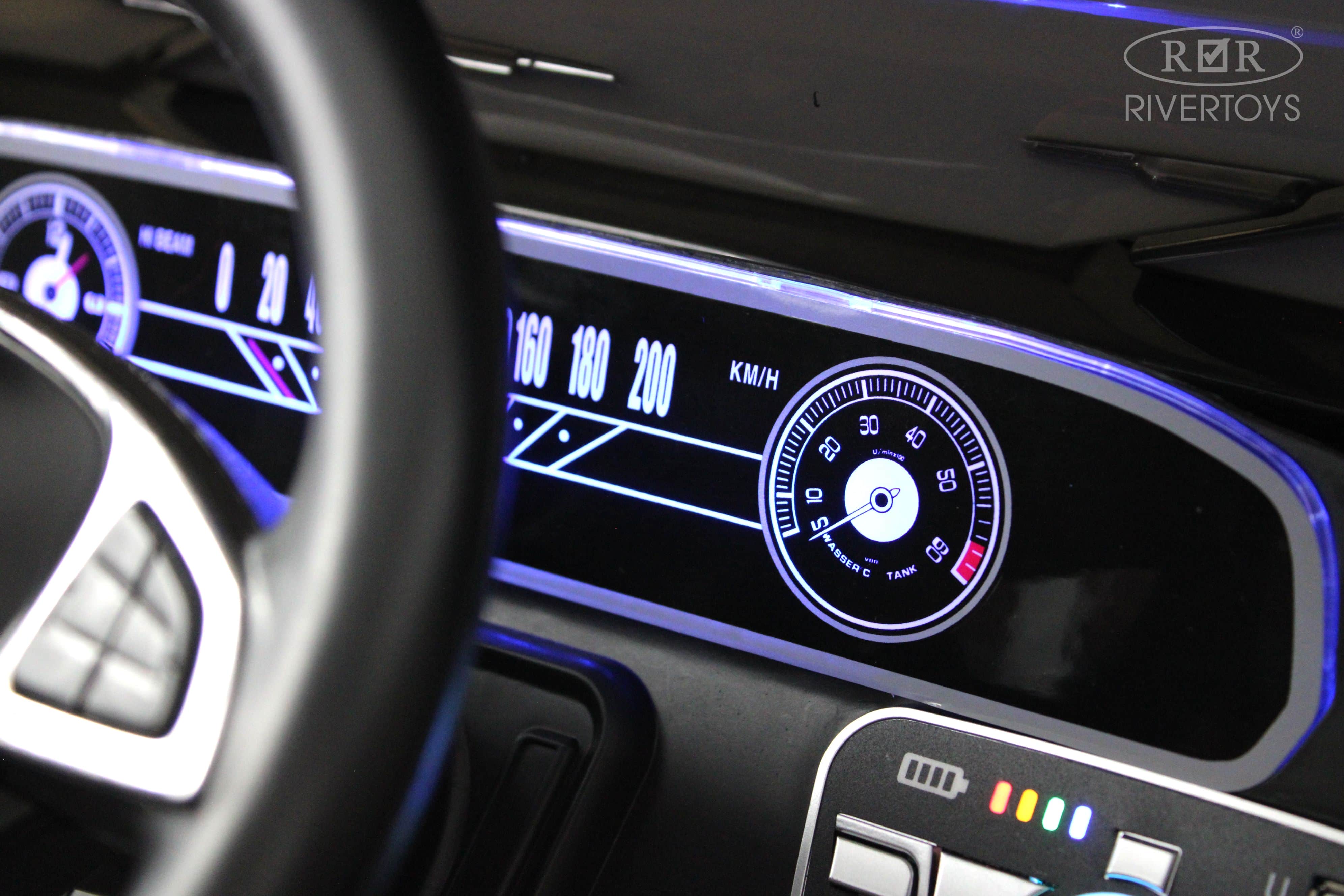 картинка Детский электромобиль Mercedes-Benz EQG (E222EE) серый 