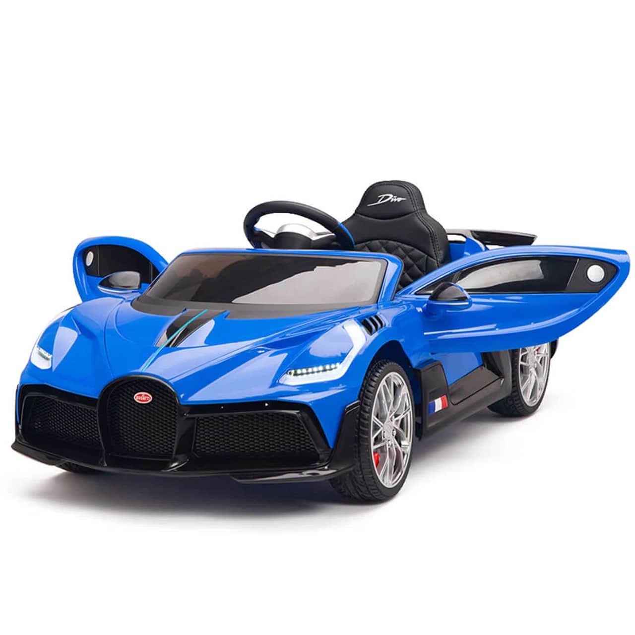 картинка Детский электромобиль Bugatti Divo (синий, 12V) - HL338 