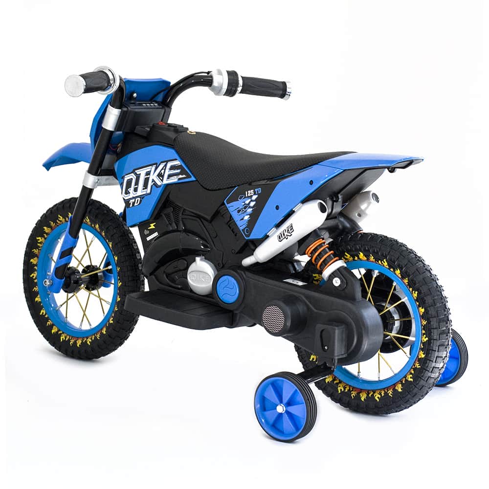 картинка Детский кроссовый электромотоцикл Qike TD Blue 6V - QK-3058-BLUE 