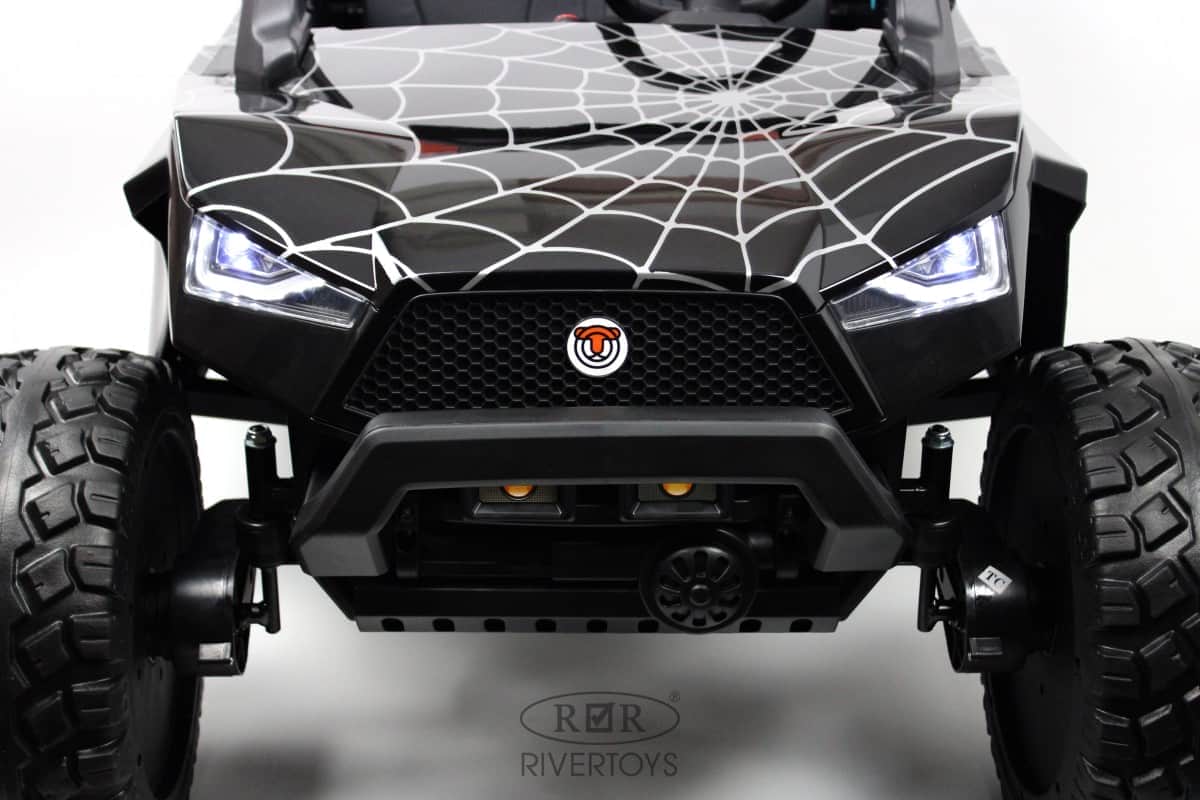 картинка Детский электромобиль A707AA 4WD черный Spider 