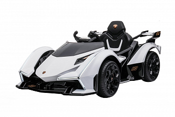 картинка Детский электромобиль Lamborghini V12 Vision Gran Turismo 4WD 12V - HL528-LUX-WHITE 