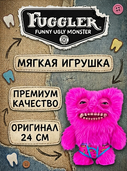 картинка Мягкая игрушка FUGGLER Розовый Мистер Пуговкин - 15723P 