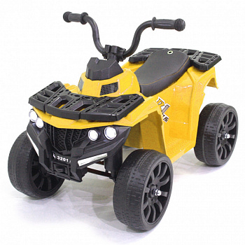 картинка Детский квадроцикл R1 на резиновых колесах 6V - 3201-YELLOW 