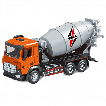 картинка Масштабная модель бетономешалка Huina 1:50 - HN1737-ORANGE 