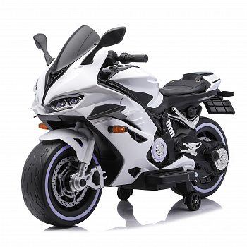 картинка Детский электромотоцикл Ducati (12V, EVA, ручка газа, спидометр) - FT-821-WHITE 