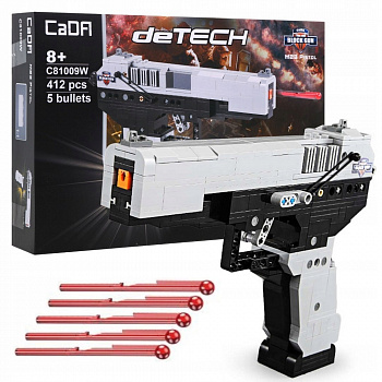 картинка Конструктор CADA deTech пистолет MK 23, 397 деталей - C81009W 