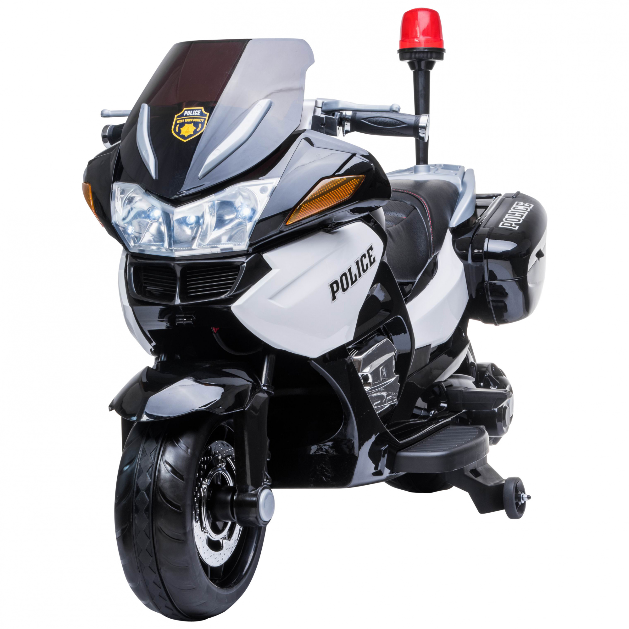 картинка Детский мотоцикл BMW R1200RT Police 12V - HZB-118-POLICE-WHITE 