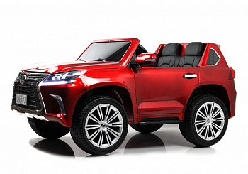 картинка Детский электромобиль Lexus LX570 (Y555YY) красный глянец 