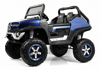 картинка Детский электромобиль Mercedes-Benz Unimog Concept (P555BP) синий глянец 