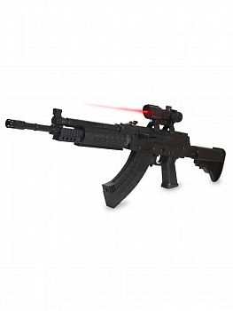 картинка Детский автомат M775A (75см, пневматика, лазер, фонарик WB) - CS-M775A 