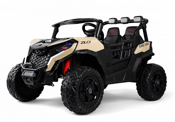картинка Детский электромобиль K555KK 4WD 24V бежевый 