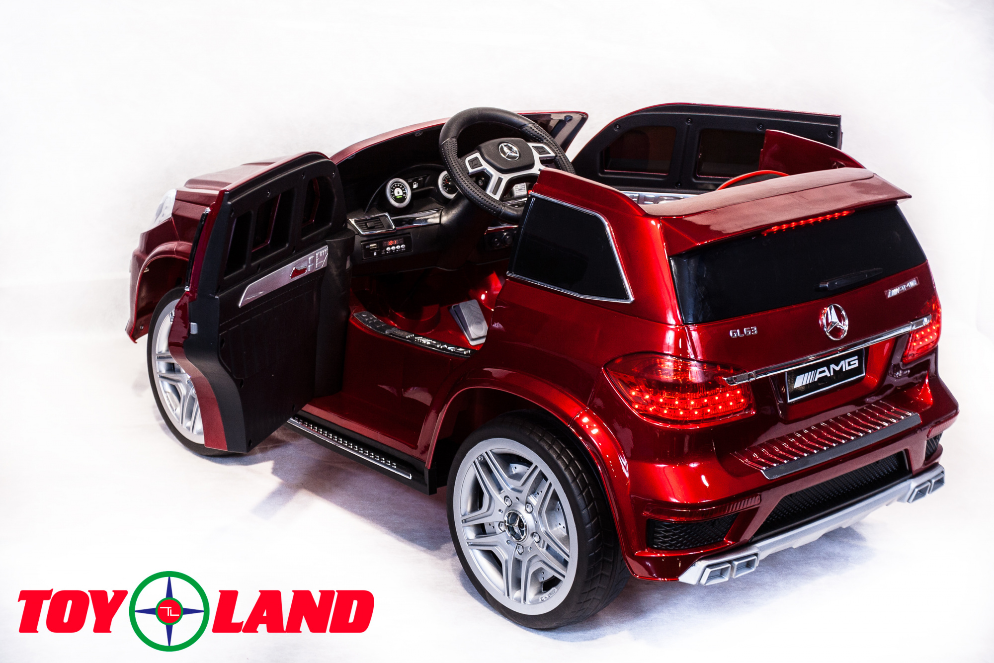 картинка Джип Mercedes Benz GL 63 Красный краска 