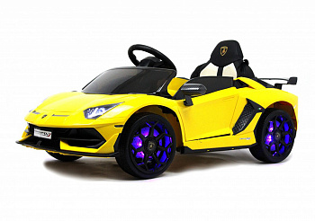 картинка Детский электромобиль Lamborghini Aventador SVJ (A333MP) желтый 