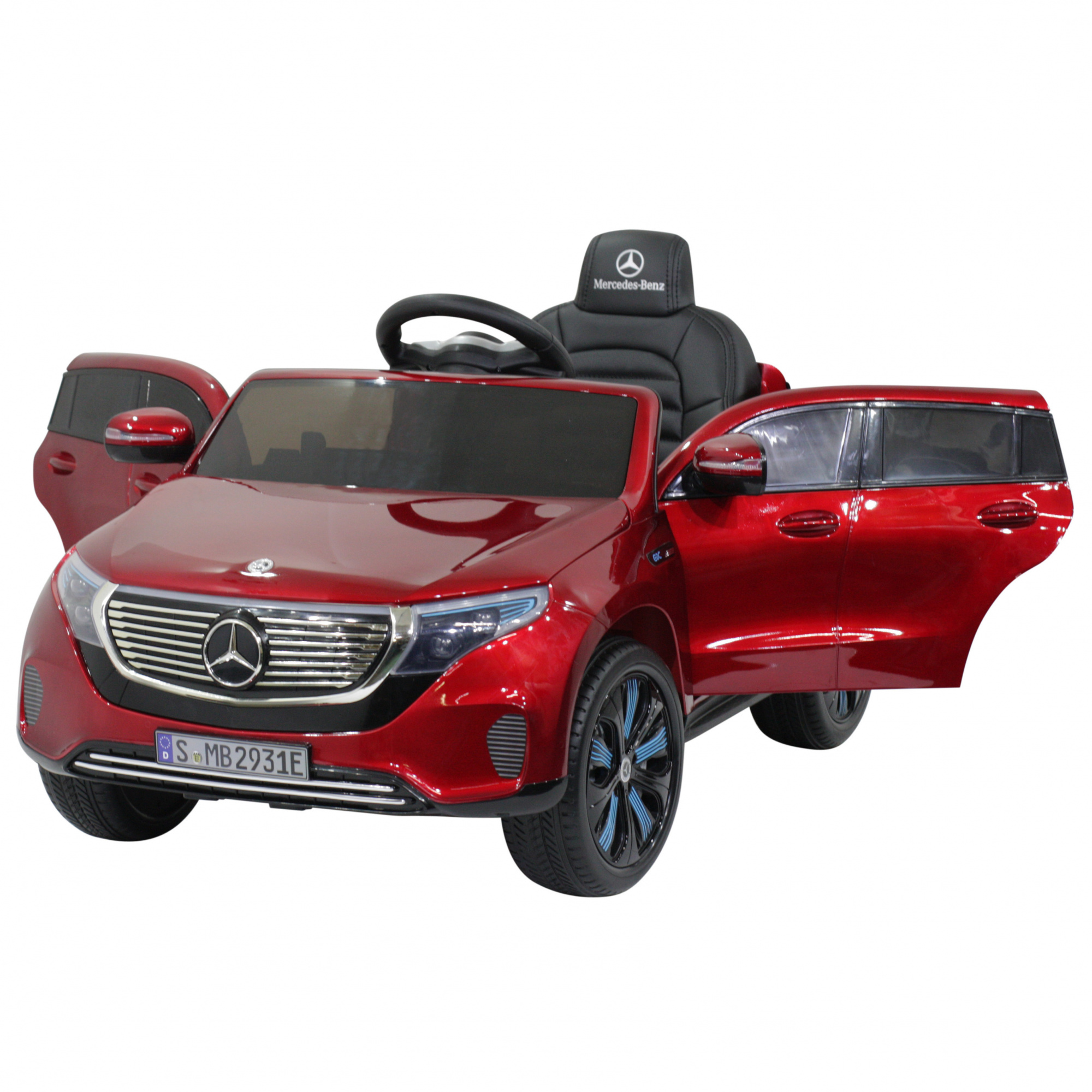 картинка Детский электромобиль Mercedes Benz EQC 400 4MATIC - HL378-LUX-RED-PAINT 
