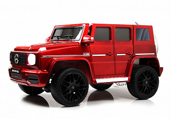 картинка Детский электромобиль Mercedes-Benz G65 (E111EE) красный глянец 