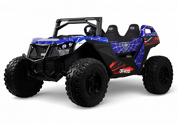 картинка Детский электромобиль A707AA LUX NEW 4WD синий Spider 