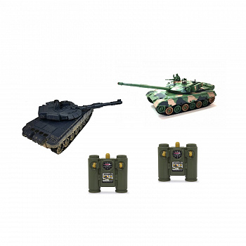 картинка Радиоуправляемый танковый бой (Советский T90 + ZTZ96 Китай) 2.4GHz - ZG-99850A 