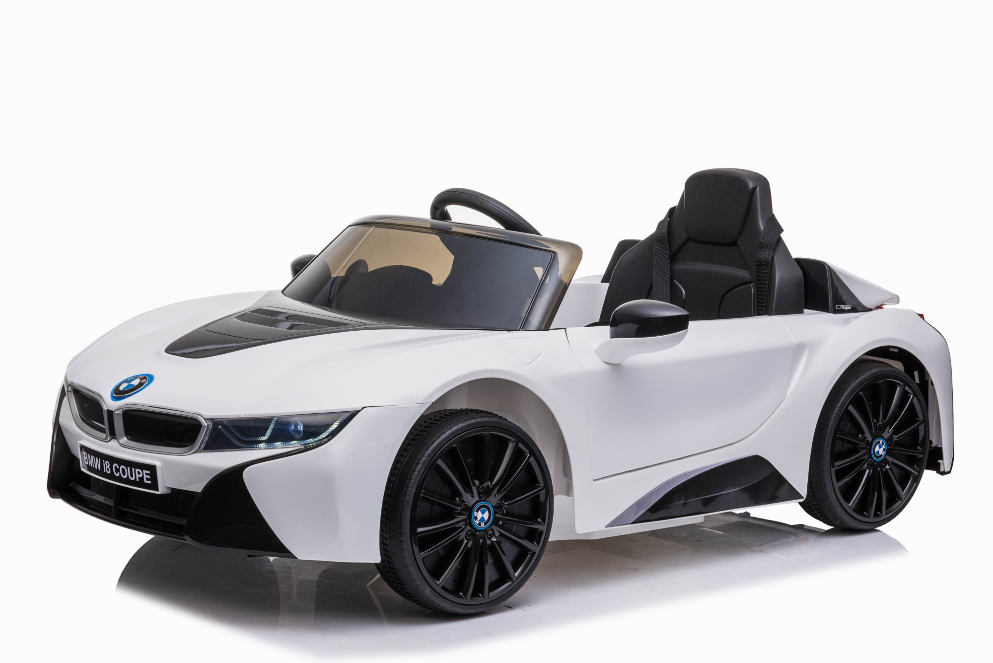 картинка Детский электромобиль BMW i8 Coupe 12V - JE1001-WHITE 