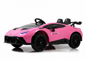 картинка Детский электромобиль Lamborghini Huracán STO (E888EE) розовый 
